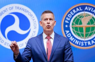 Transportation Secretary Sean Duffy Modified His Spouse’s Flight to Keep away from Newark Airport