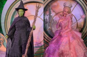 Meet Depraved’s Elphaba and Glinda at Common Studios Hollywood’s Mega Film Summer time
