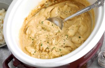 Crockpot Hen and Gravy