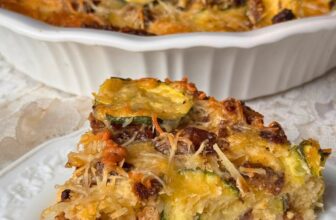Unimaginable Zucchini Pie with Sausage